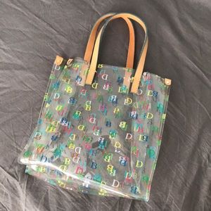 D&B clear mini tote
